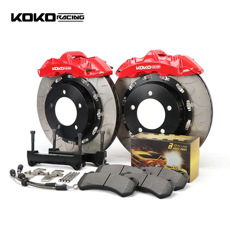 6 Pot Caliper Brake Auto Racing Car Modified Big Brake Kit Disk Rotors For Bmw 3 Series