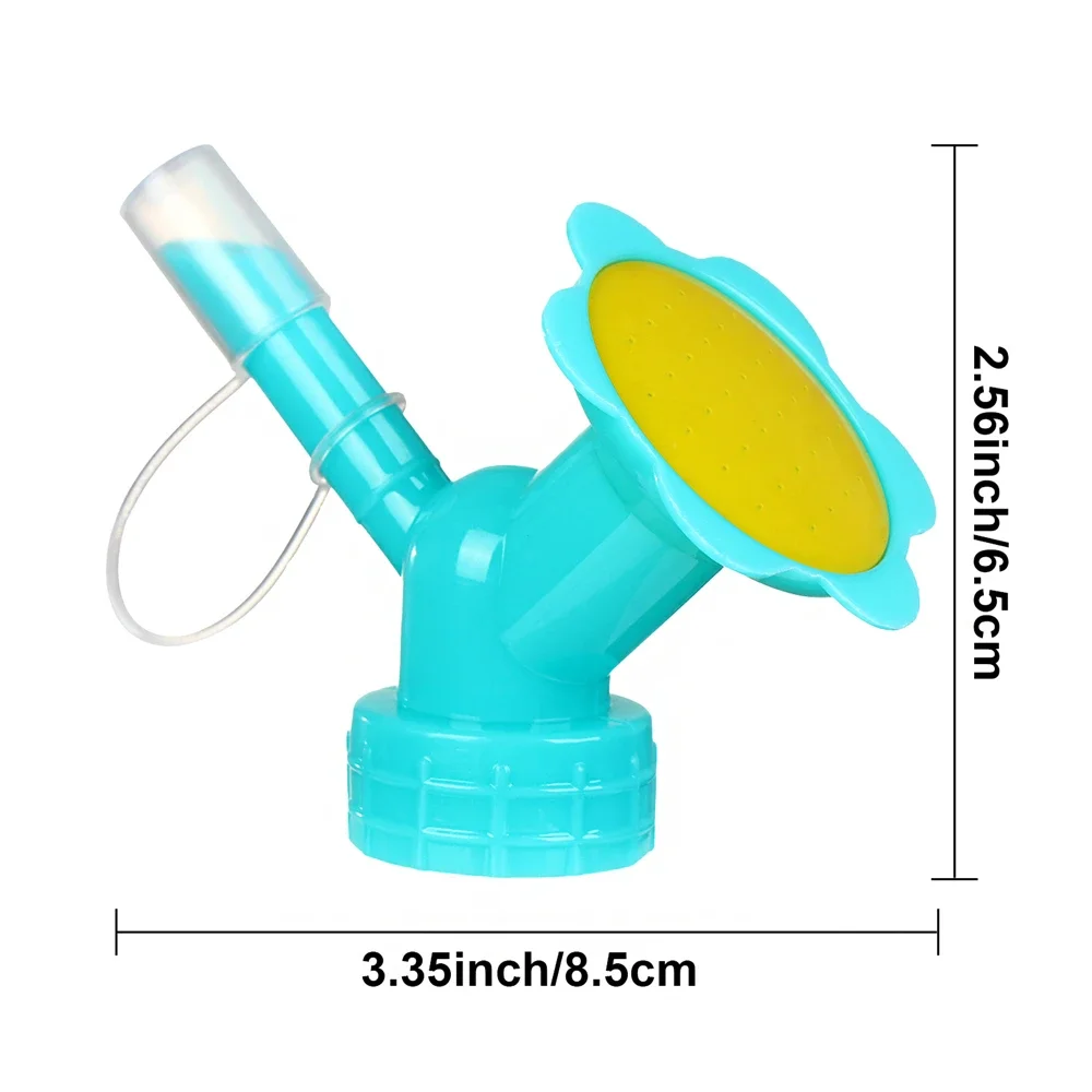Dual Head Mini Watering Can Plastic Plant Bottle Watering Spout Small Can for Indoor Plants Garden Accessories Sprinkle watering can