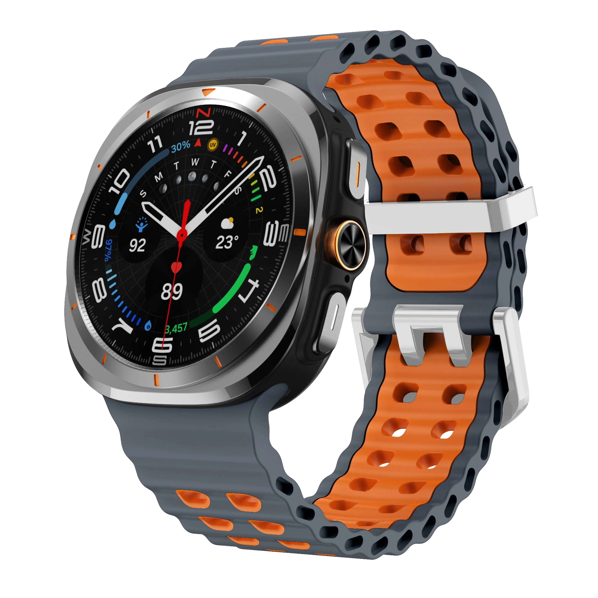 Silicone Breathable Marine Strap Wristband Bracelet