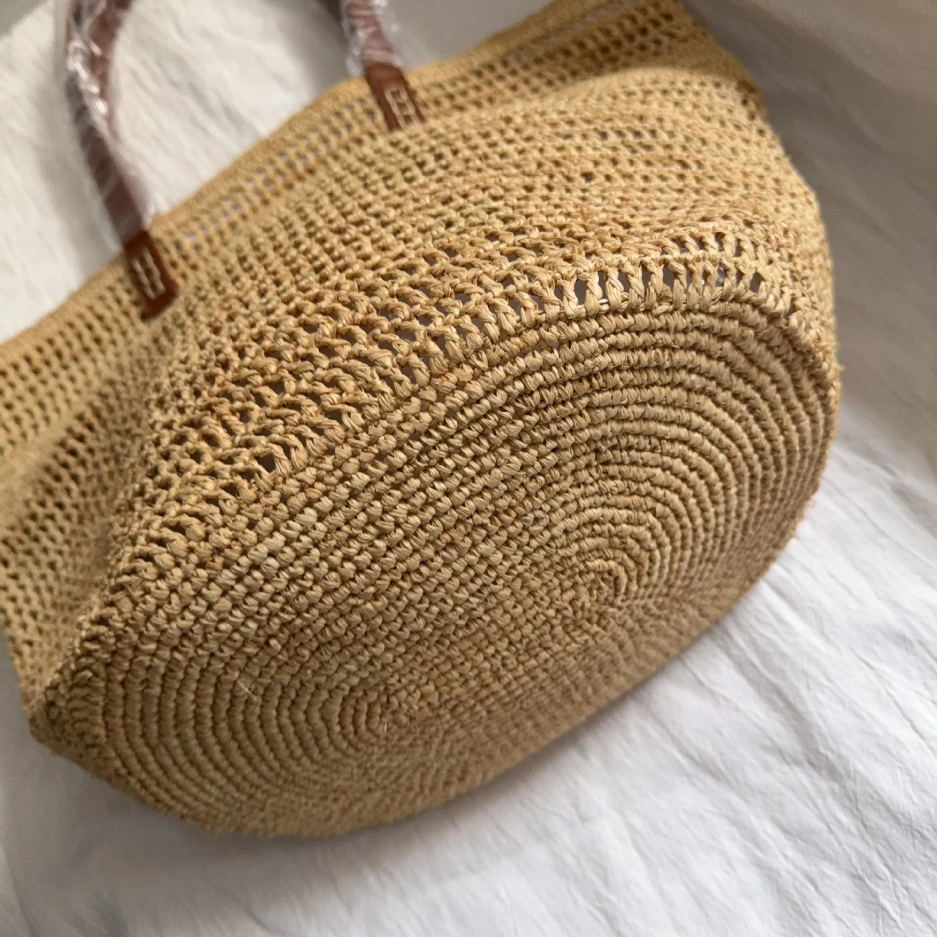 Holiday Beach Trendy And Stylish Armpit Exquisite And Versatile Shopping Bag Hollow Woven Shoulder Bag Casual Tote Bag