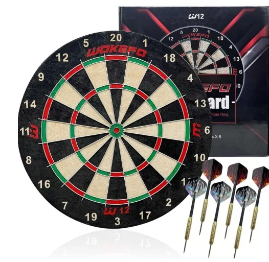 thumbnail image 2 of CyeeLife Professional 18-inch Sisal Dartboard For Steel Tip Darts - Tournament Quality Bristle Board 2 of 11
