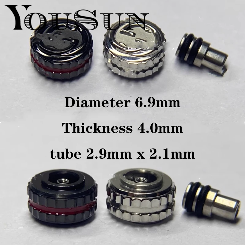 Per Gucci Watch Head Crown 6.9Mm Con Accessori Per Orologi A Tubo Da 2.9Mm