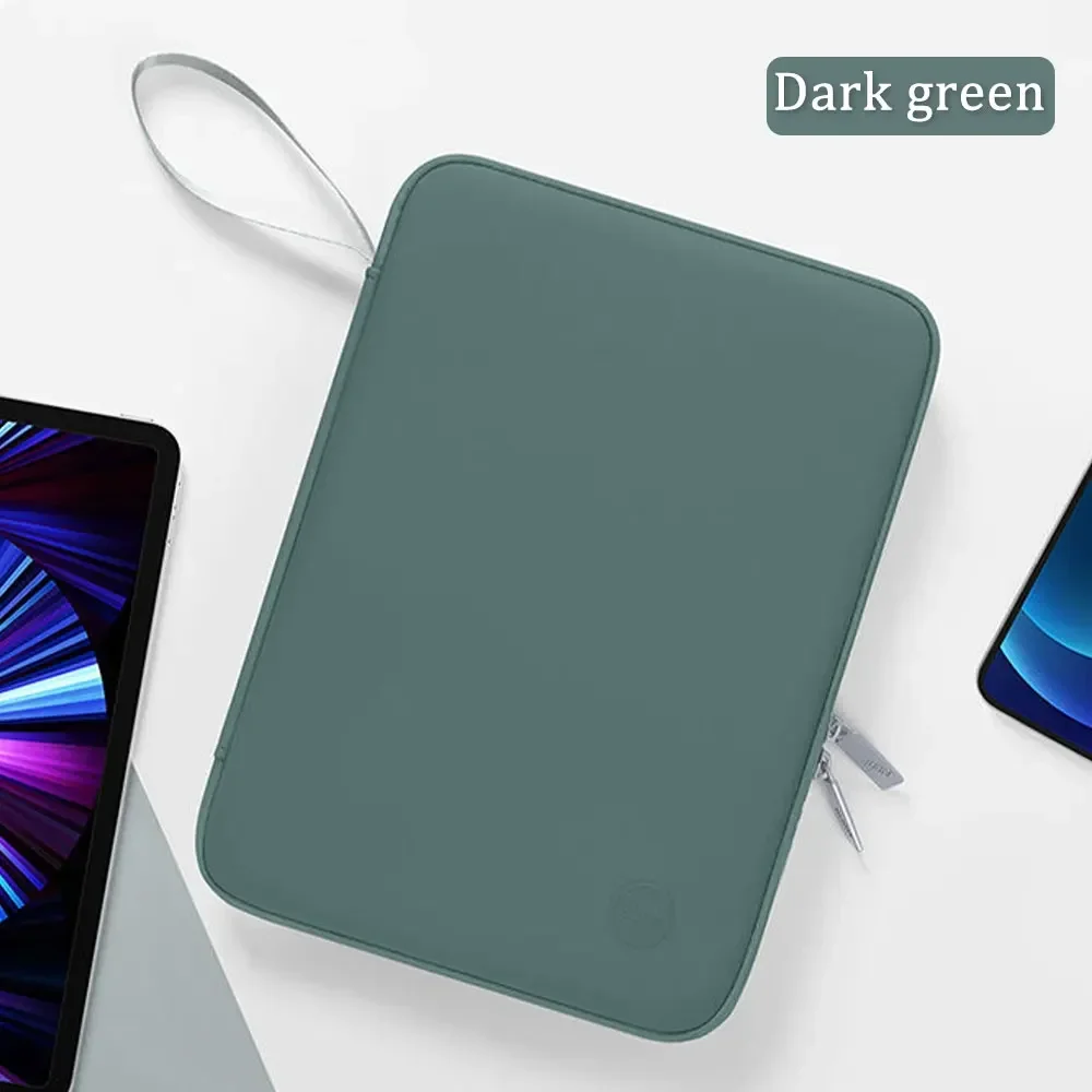 Multi-Pocket Shockproof Tablet Sleeve with Anti-Dust Protection