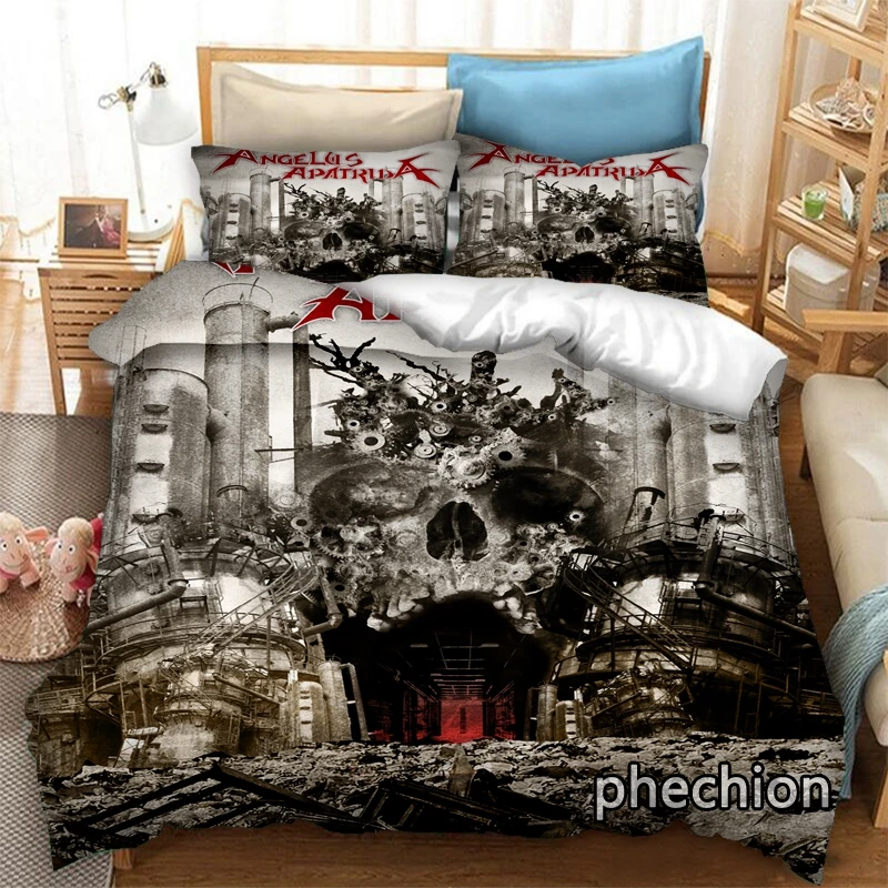 

phechion Angelus Apatrida 3D Print Bedding Set Duvet Covers Pillowcases One Piece Comforter Bedding Sets Bedclothes Bed K566