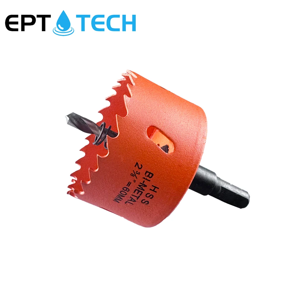 Multifunctional Drill Bit EPTTECH 60mm 74mm Sensor Metal Hole Opener Plastic PVC Gypsum Board Iron Barrel Wood Multifunctional Reaming Drill Bit