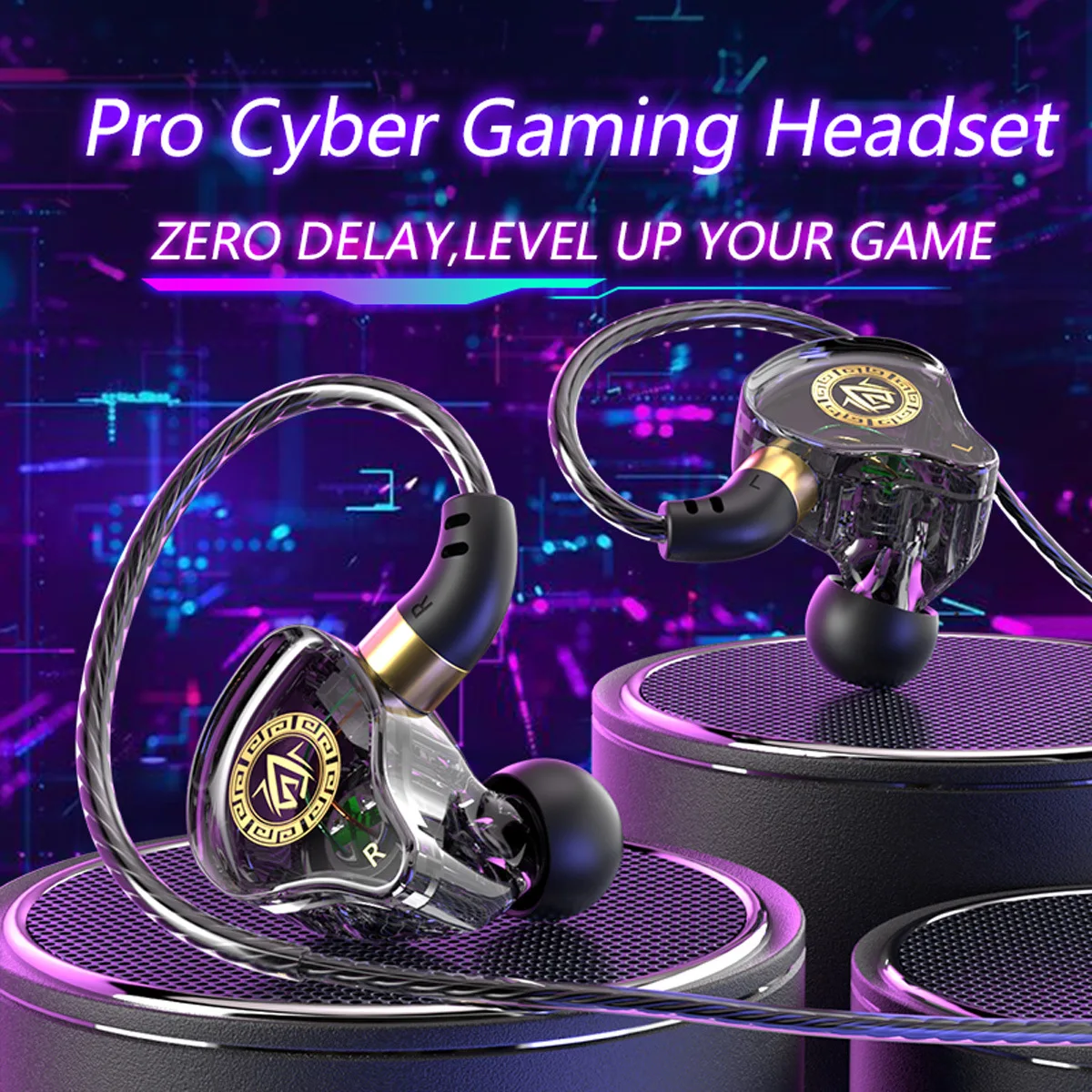 High-Performance Wired In-Ear Headphones for Sports & Gaming, Type C Interface