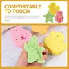 3 Pcs Children's Bath Sponge Sponges Body Wash Bathing Cute Frosted Wood Pulp Baby Shower Wood Pulp Cellulose Scrubber for Tools 5
