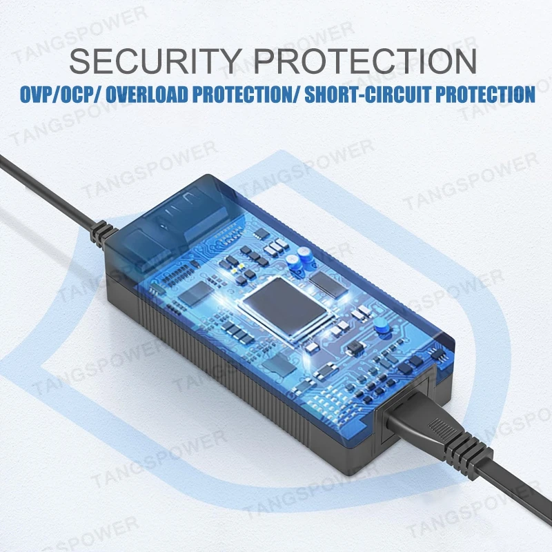 TANGSPOWER 29.4V 3A 리튬 배터리 충전기 7 시리즈 리튬 이온 배터리 팩 29.4V3A 전동 공구 자동 충전 용 24V 충전기