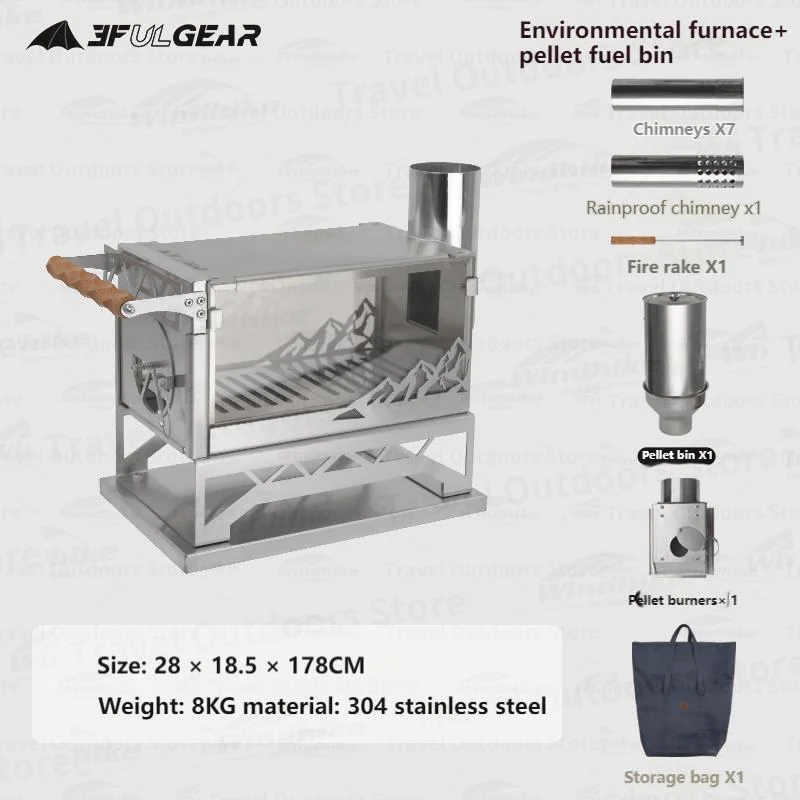 Stove and Fuel Bins