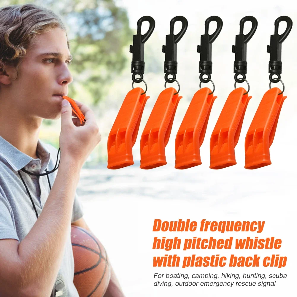 Survival Whistle Sport Whistle Sports Whistle 1/5/10PCS Outdoor Camping Hiking Rescue Emergency Diving Football Basketball Match