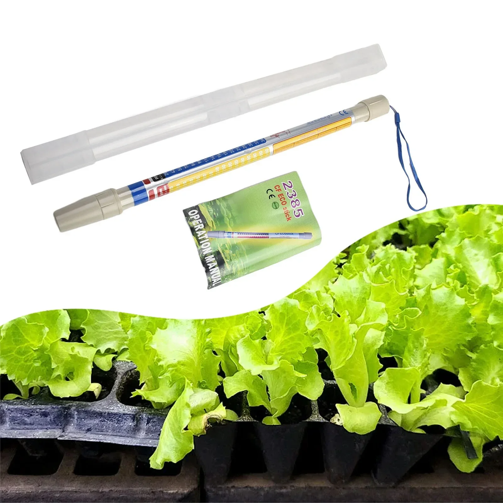 Nutrition Wand Making Hydroponics Plant Care Easy with our Professional Nutrient Meter Measures EC/PPM/CF with High Accuracy
