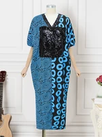 Plus Size 5XL VONDA Women Vintage Long Maxi Dress Indie Folk Patchwork Printed Vestidos 2025 Summer Sundress Party V-Neck Robe - Image 4