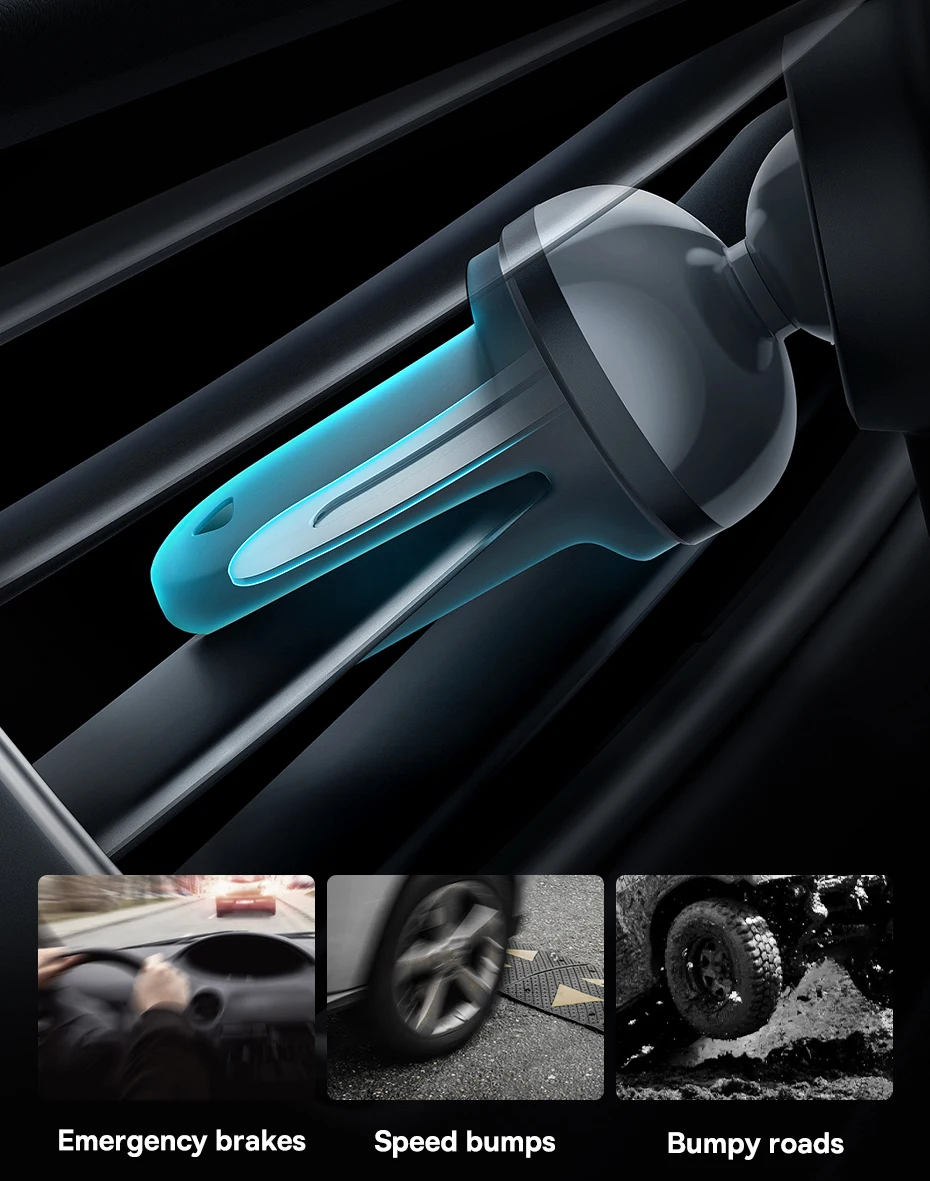 Baseus Car Wireless Charger Holder 40W Fast Charging USB A Type C