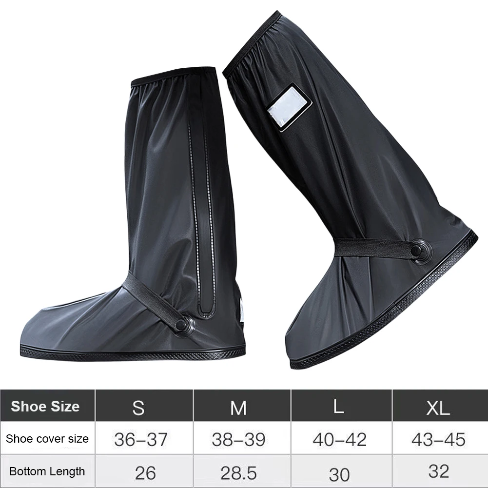 Creative Rainproof Shoes Cover Waterproof High Tube Cycling Bike Rain Boot Thick Shoes Cover Reusable For Motorcycle Riding Bike