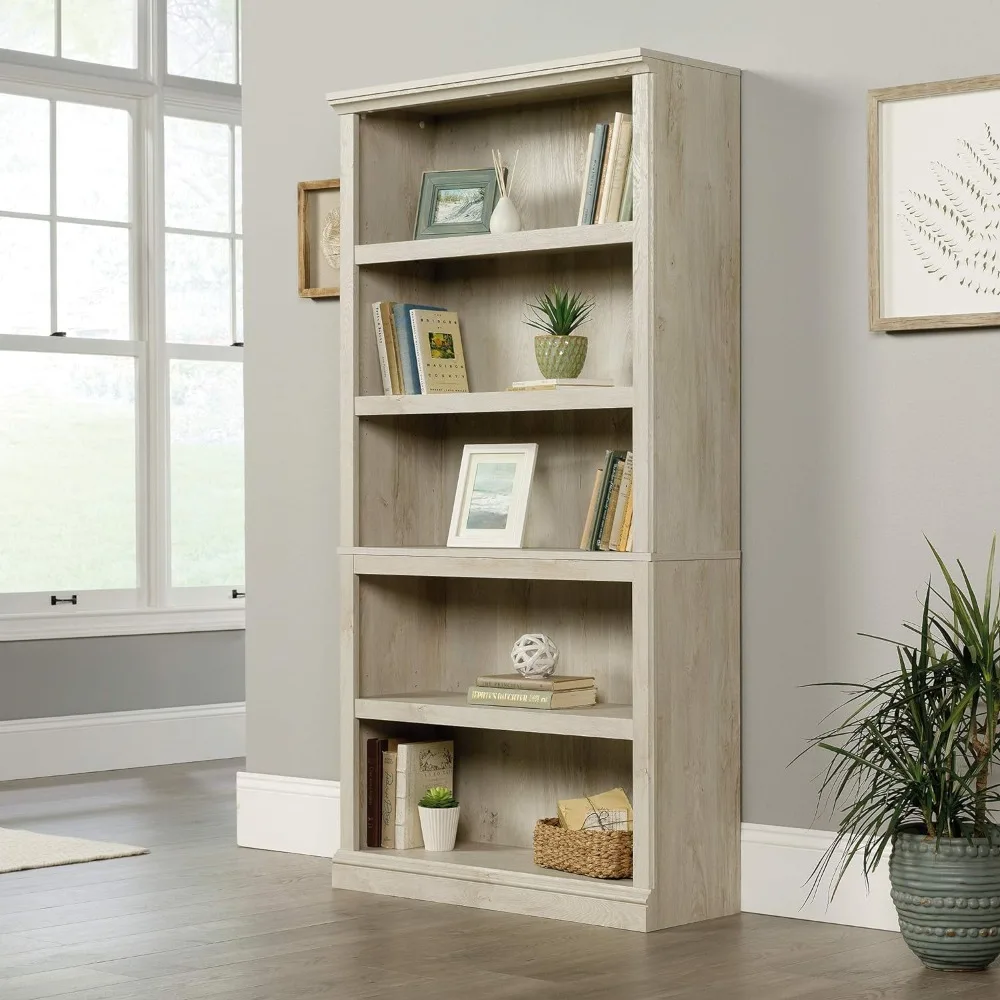 

Miscellaneous Storage 5 Bookcase/Book Shelf, L: 35.28" x W: 13.23" x H: 69.76", Chalked Chestnut finish