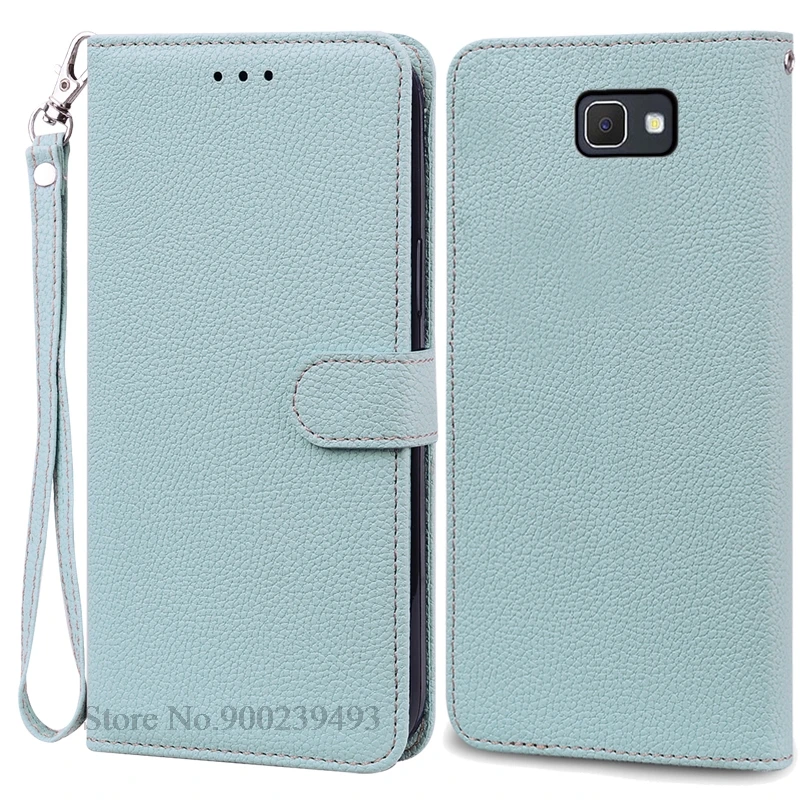 Leather Wallet Flip Cover for Samsung Galaxy J7 Prime