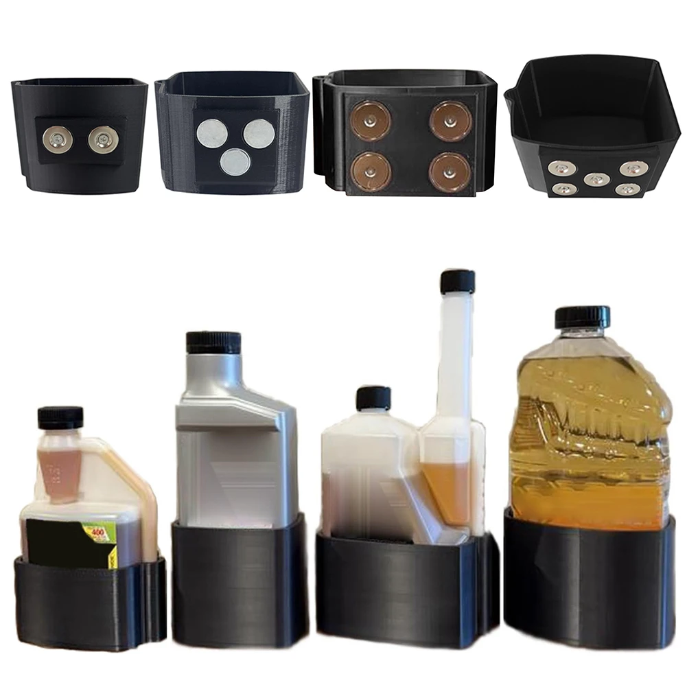 Wall Mounted Diesel Additive Holder Magnetic Diesel Additive Caddy Diesel Oil Additive Hanger for Kitchen Garage Home Storage