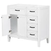 36" Bathroom Vanity with Sink Combo, White Bathroom Cabinet with Drawers, Solid Frame and MDF Board 6