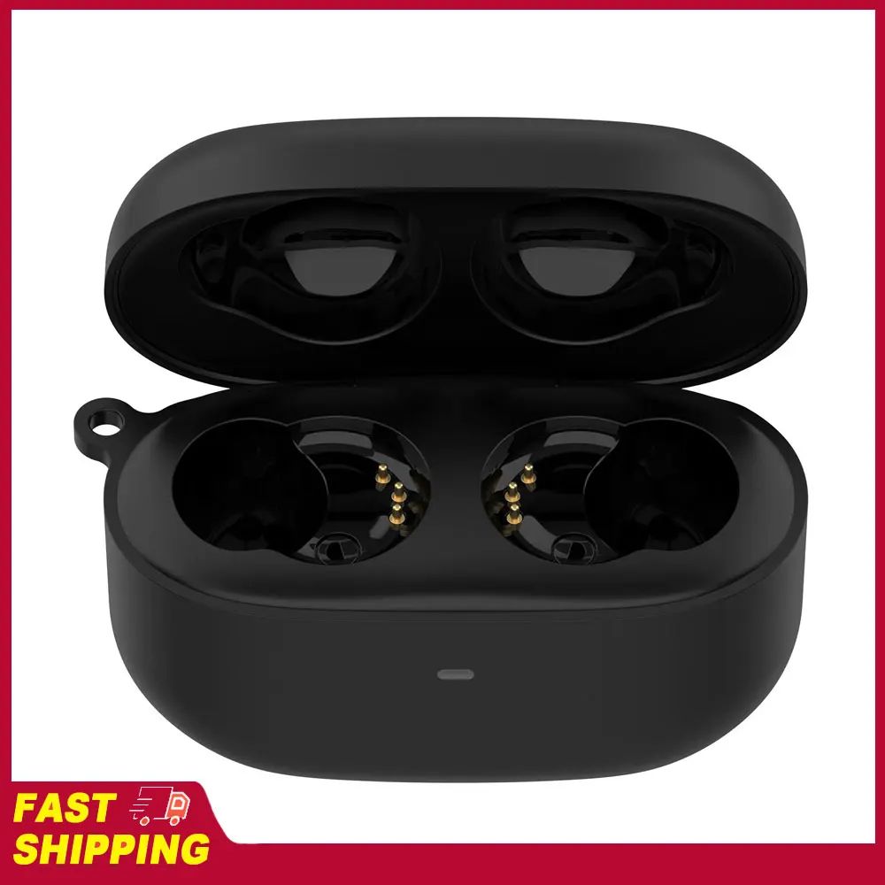 Wireless Noise-Canceling Earbuds Charging Case with 590mAh Battery and USB-C Cable