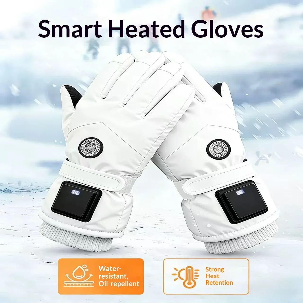 Smart Electric Heated Gloves 3 Gear Adjustable Winter