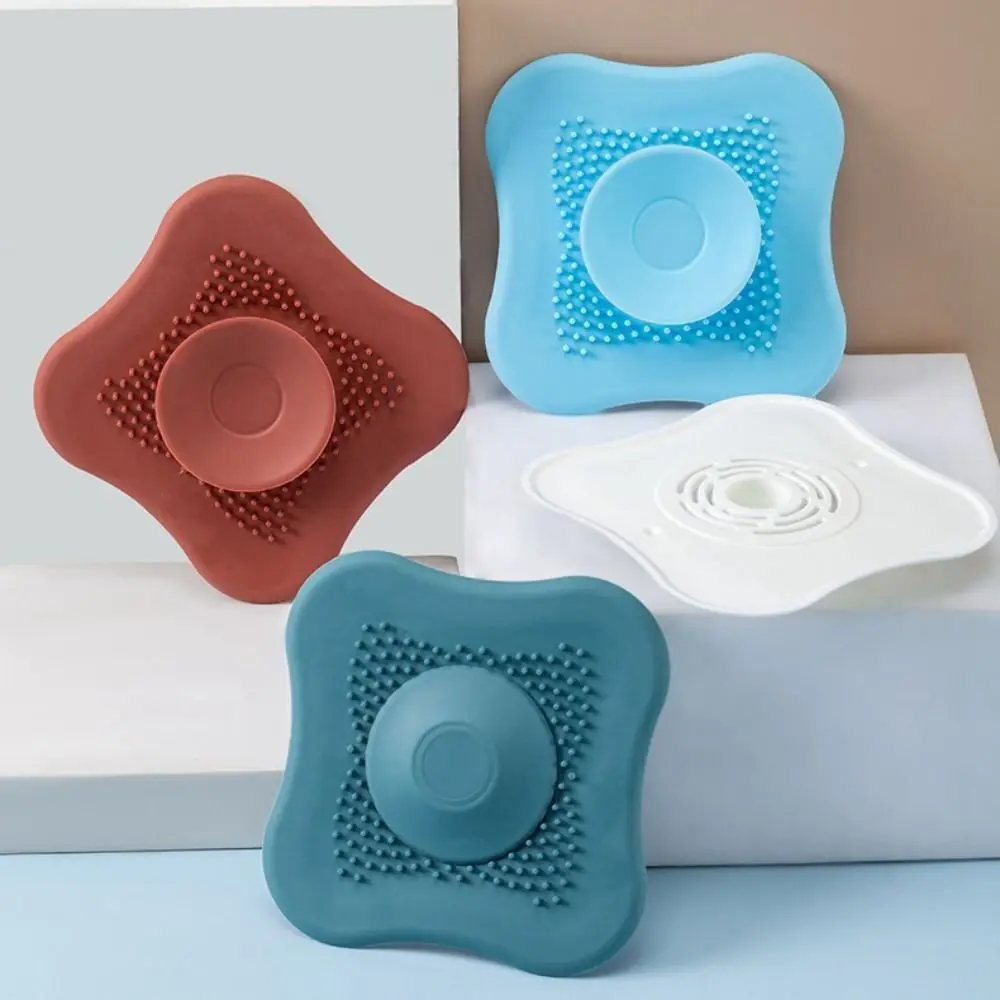 Drain filter 1Pcs Bathroom Hair Catcher Stopper Shower Floor Drain Cover Filter Deodorant Anti-clogging Kitchen Sink Plug Drain Strainer