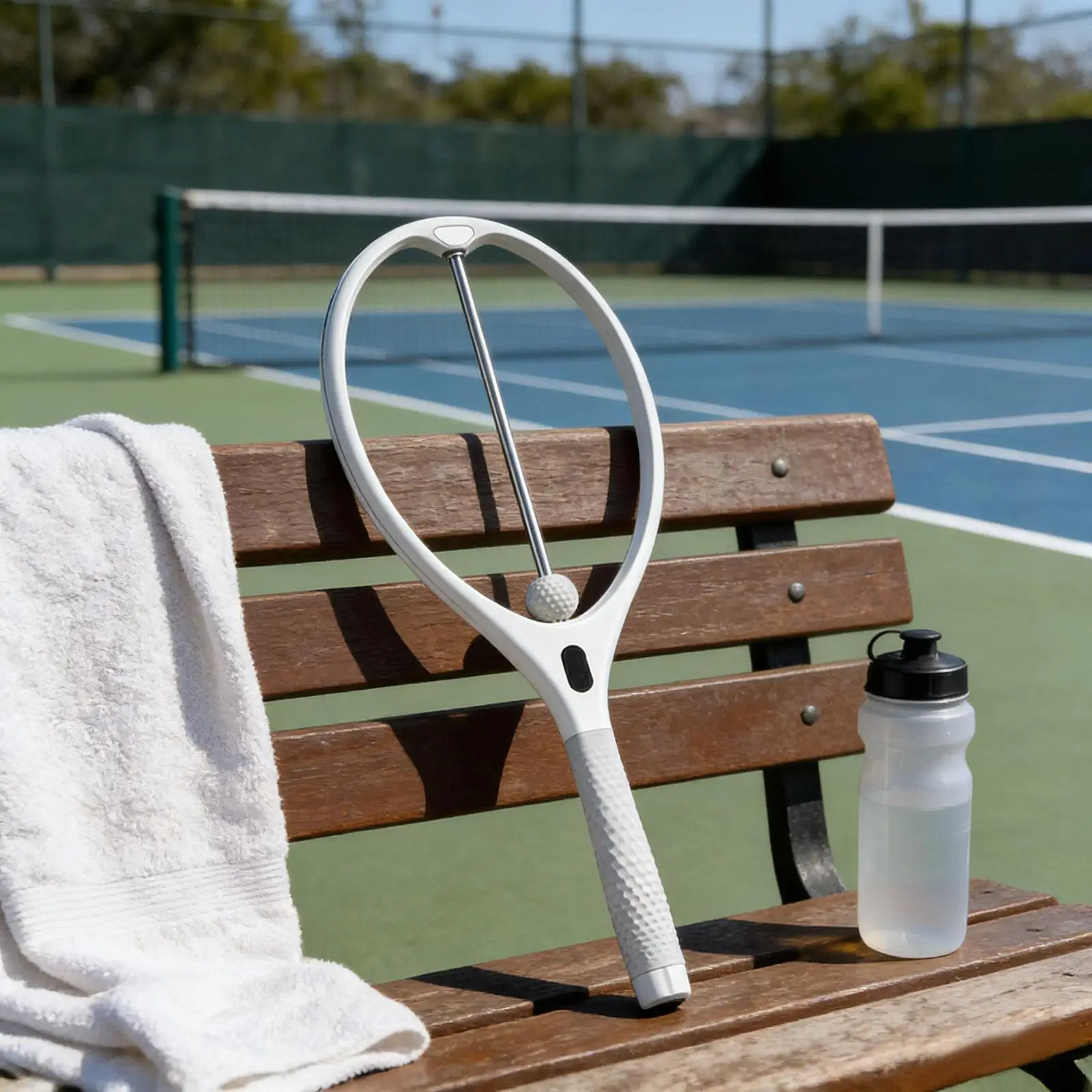 Automatic Rebound Tennis Racket Lightweight Self Training Racket Tennis Exerciser For Swing Improvement_voghion.com