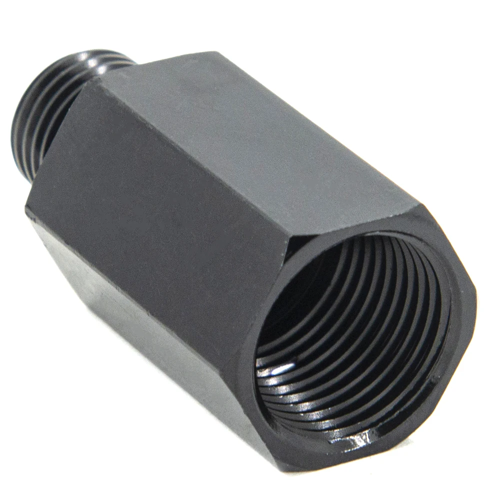 

Универсальный алюминиевый переходник с внутренней резьбой 3/8 NPT на наружную резьбу 1/4 NPT черный серебристый