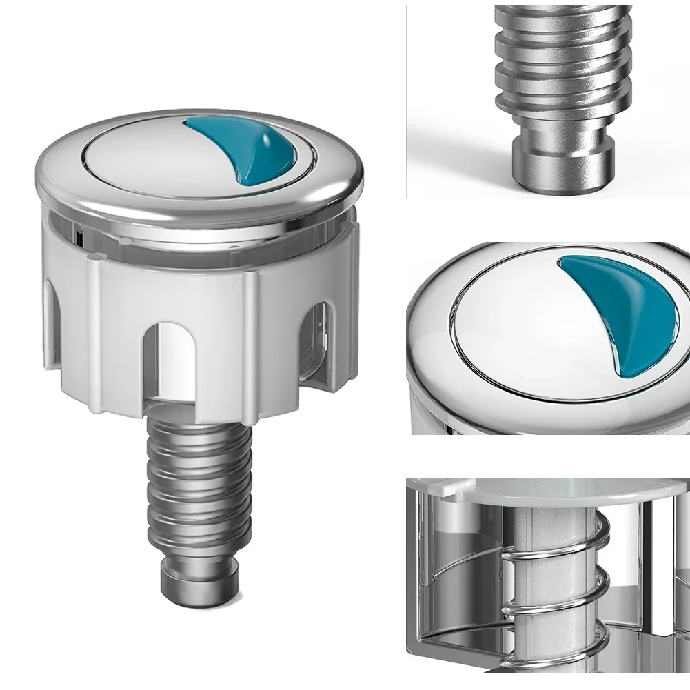 1pc Flush Toilet Button Toilet Flush Switch For Cistern Tank Flushing Water Saving Button push button switch,toilet flush button