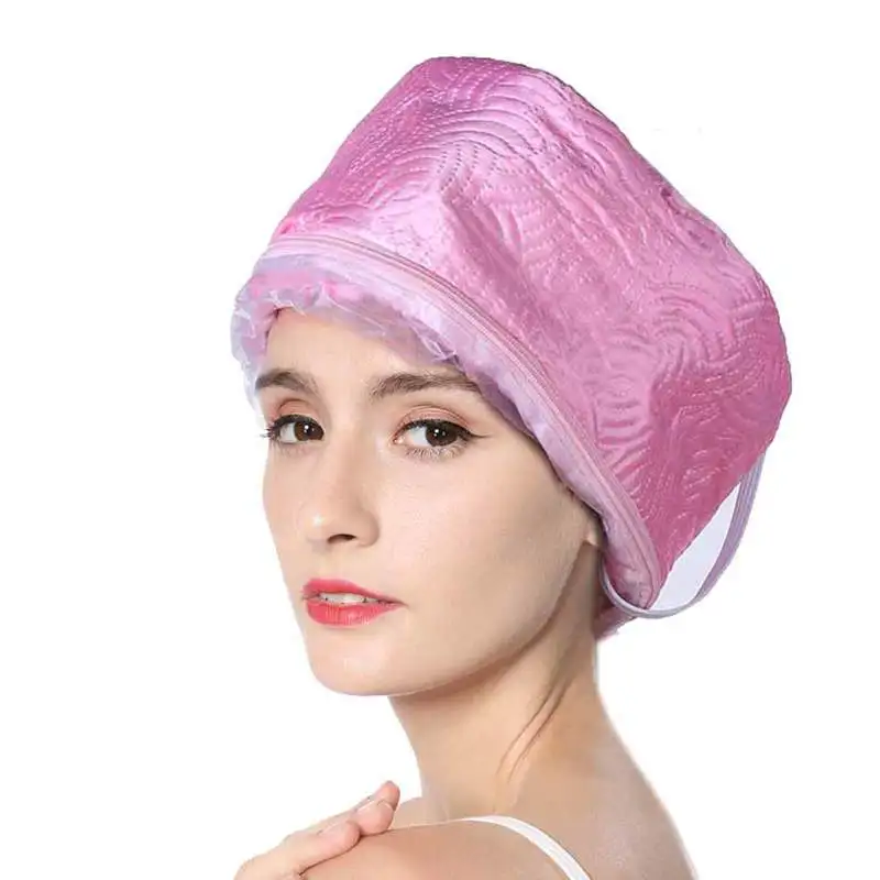 Home Use Electric Heating Hair Thermal Mask Baking Oil Cap Hair Hot Oil Treatment 9 Levels Adjustable Care EU 220V