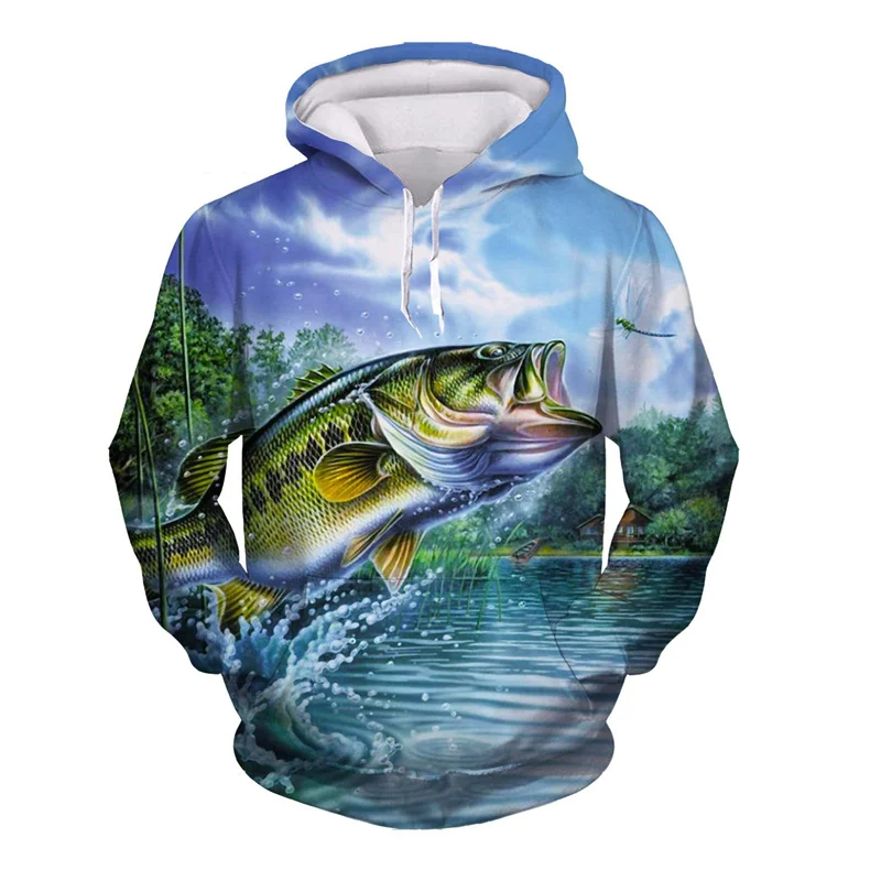 

Fishing 3d Print Hoodie Carp Fish Sweatshirt Men Women Long Sleeves Hoodies Harajuku Outdoor Street Oversized Top Clothes
