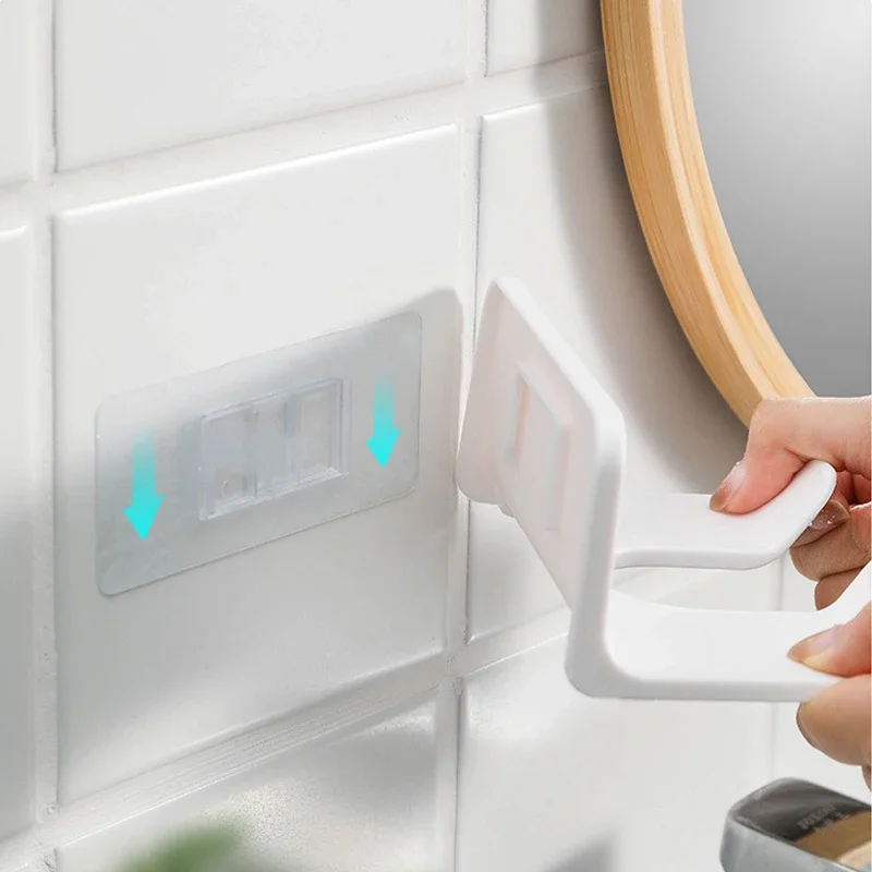 Hair Dryer Holder Hair Tool Holder Hair Dryer Holder Wall Bathroom Shelf Without Drilling Plastic Hair Dryer Stand with Storage Box Toilet Blower Holder Shelf