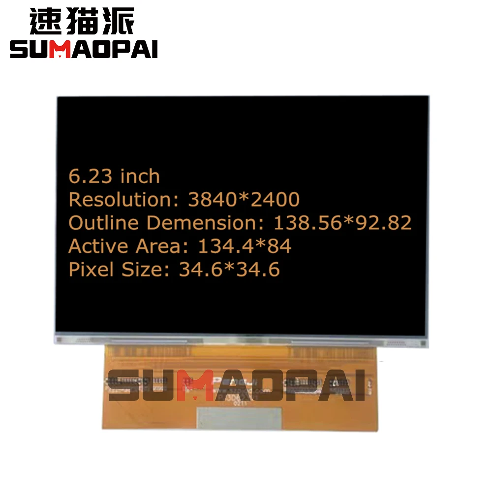 Photopolymer Resina Jóias Grau Impressora 3d Mono Tela Lcd Pj3d623vl Cura Luz 405nm Original Faça Você Mesmo 6.23 4k - Imagem 3