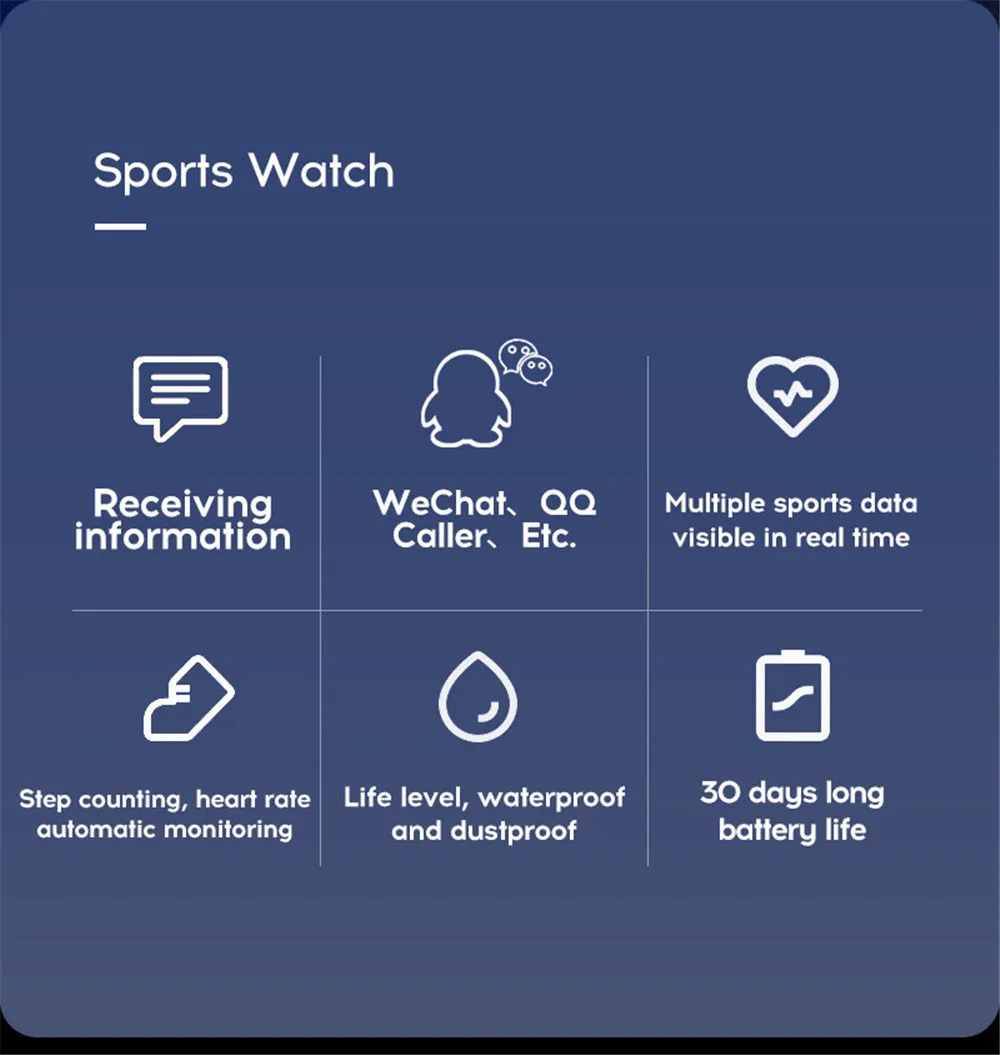 116Plus Smart Bracelet Sports Bluetooth Smartband Heart Rate Tracker Smart Watches D13 Smart Touch Screen Bracelet Smartwatch