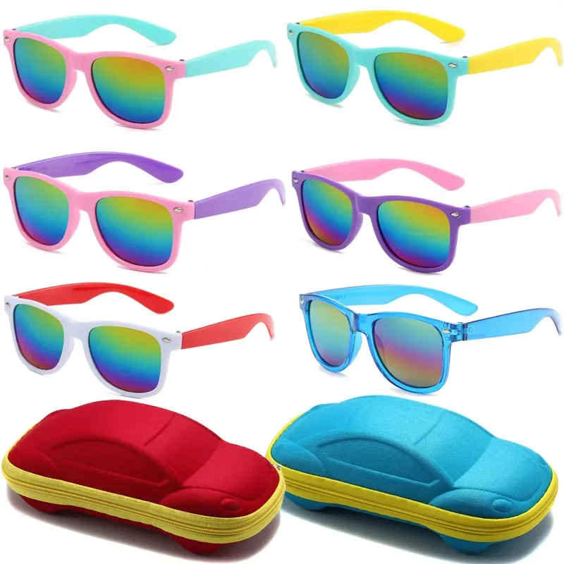 Non-polarized Children's Sunglasses Flexible Outdoor Kids Sun Glasses Summer UV Boy Girl Eye Protection