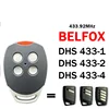 Clone BELFOX  DHS 433-1 433-2 433-4 Garage Door Remote Control 433MHz Fixed Code BELFOX Garage Door Remote Control Opener 1