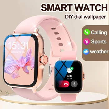 Smart watch with multiple sports modes, can make and receive calls, message reminders, compatible with Android and iPhone 1