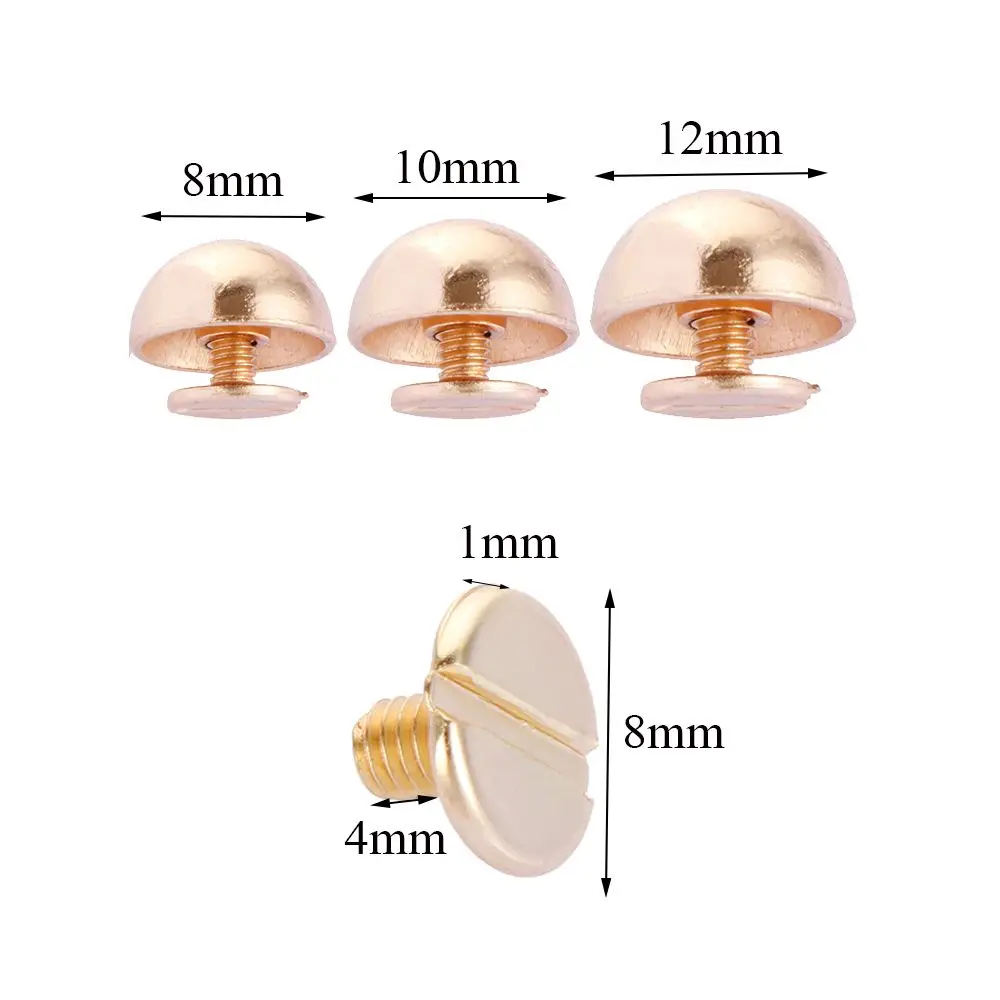 Metal Rivets for Leather Craft and DIY Projects