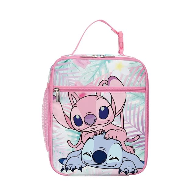 Disney Stitch Oxford Cloth Lunch Bag for Children Stitch Waterproof  Insulated Outdoor Picnic Storage Box Cartoon