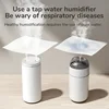 Mijia Mini Humidifier 500Ml Dual Spray Hydrator Silent Desk Home Essential Oil Aroma Diffusers Wireless Car Air Freshener 5