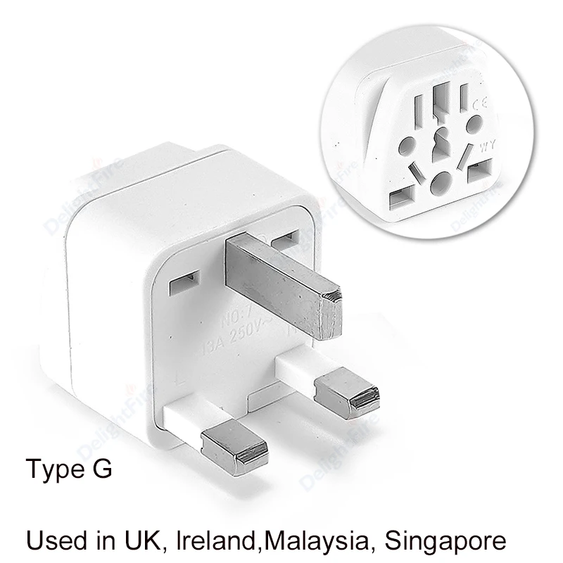 UK Type G Plug Adapter Euro European EU To UK Universal Travel Adapter AU  US American To British SG MY Power Socket Charger - AliExpress