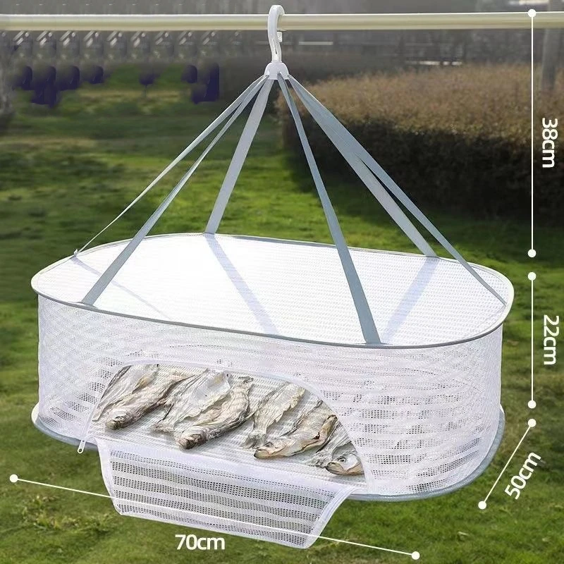 Three-layer Drying Net Anti-mosquito Drying Fish Net Strong and Durable Dry Goods Net Drying Salted Fish Drying Drying Artifact 2