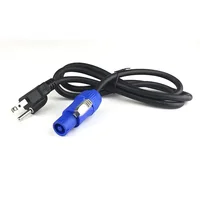 Powercon Plug Stage Light Power Supply Cord High Quality Black 3core 1.2M Power Connect Cable DMX512 light LED light Event Show 2