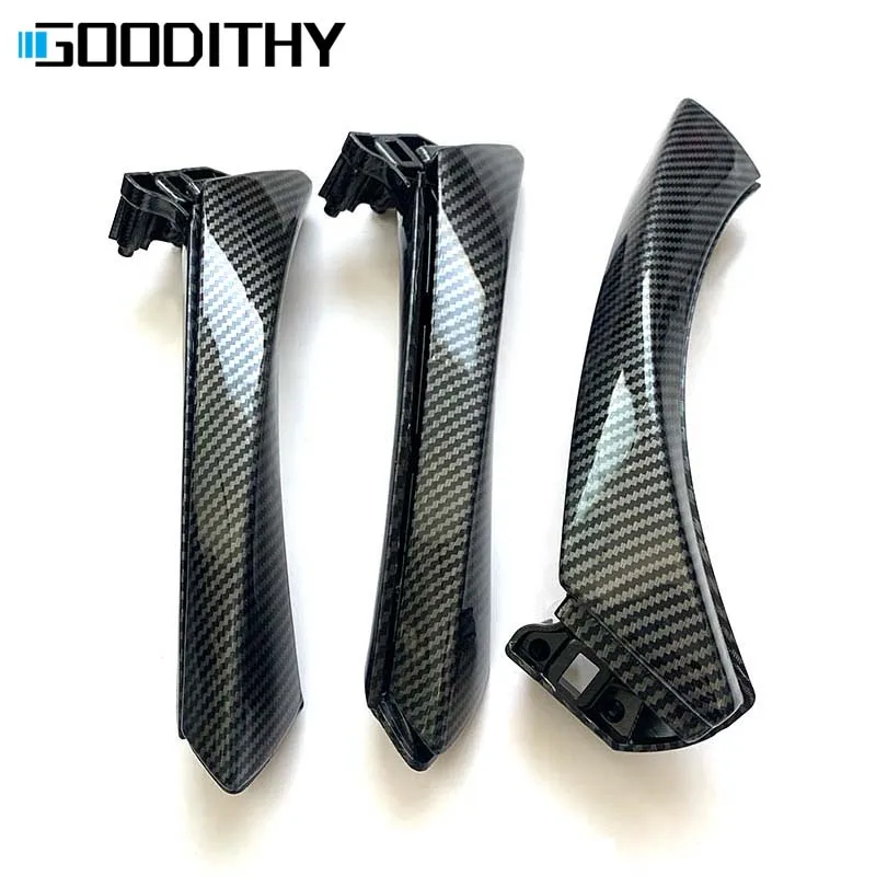 New E90 Door Carbon Fiber Handle With Cover Replacement For Bmw 3
