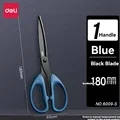 Black blade scissors M&G 160/180mm Rust Proof Sharp Student Paper Cuttings Tailor Household Office Stationery Supplies