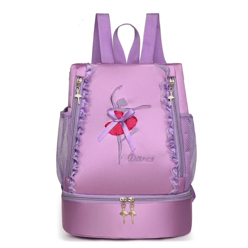 Ballet Dance Bags School Backpack Girls Kids Storage Bags Ballerina Handbag Shoulder Lace