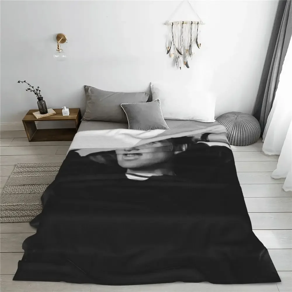 Cillian Murphy Super Soft Blankets Actor Travelling Throw Blanket Spring Cute Custom DIY Flannel Bedspread Sofa Bed Cover 5