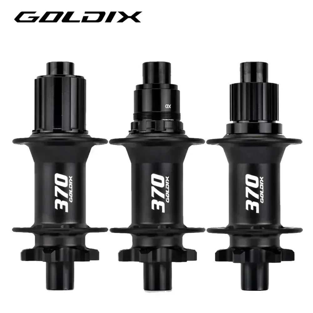 

GOLDIX GDX370 32H Bicycle Hub Sealed Bearing 6-bolt Disc Brake J-Bend 32 Holes Ratchet 36T BOOST MTB Hub for Shimano SRAM