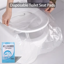 

50 Pcs Portable Disposable Toilet Seat Cover Safety Travel Bathroom Toilet Paper Pad Bathroom Accessories travel goods