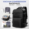 Vacuum Backpack Travel Bag for Men Large Capacity Backpack Business Laptop Backpack Women Men Expandable Backpack School Bag 1