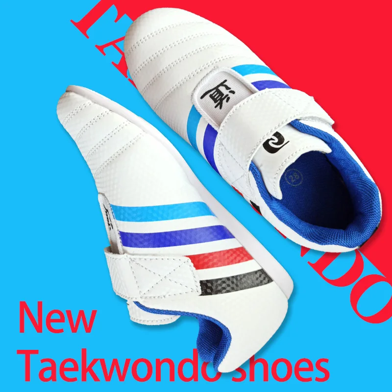 RainbowTaekwondo Training Shoes Indoor Anti Slip Children's Taekwondo Shoes Kickboxing Kung Fu Tae Kwon Do Martial Arts Sneaker